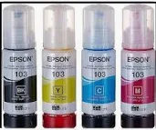 Epson 103 Colour Ink – Original EcoTank Cyan, Magenta & Yellow